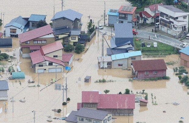 Housing in the village of Okura, Yamagata