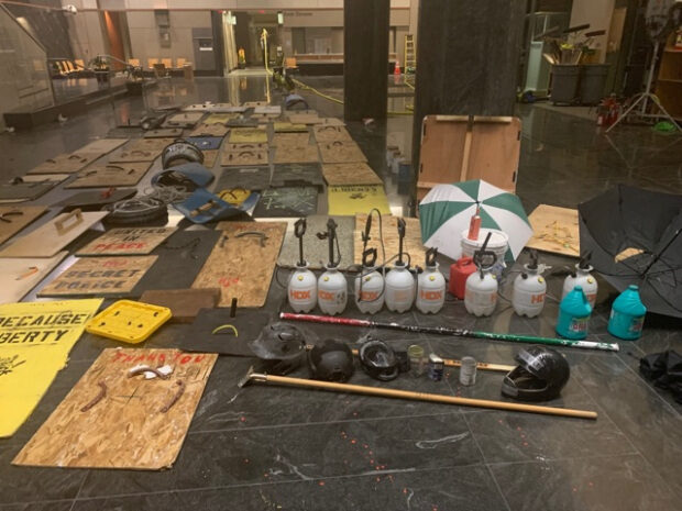 Click to enlarge portland confiscated weapons