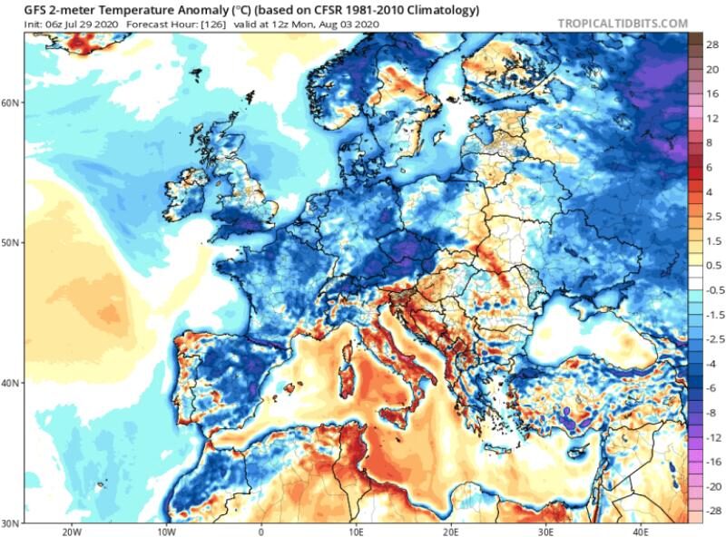 Click to enlarge GFS 2m Temp Anomalies Aug 3