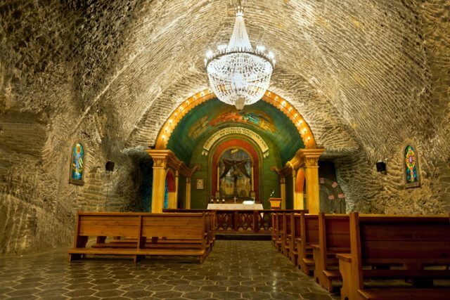 Click to enlarge Saint John Chapel in Wieliczka Salt Mine