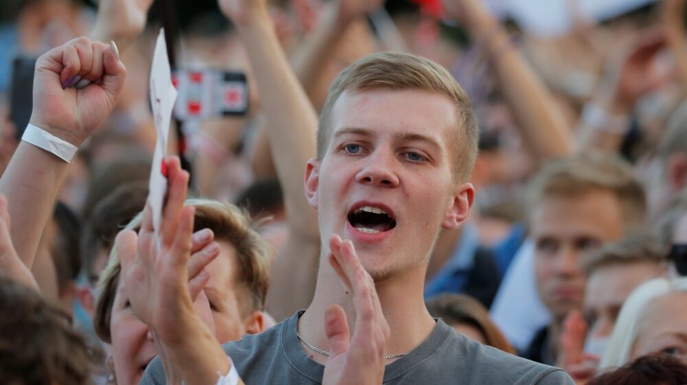 63,000 people attended the rally
