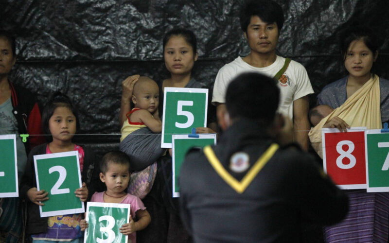 Click to enlarge migrant children