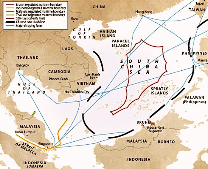 Click to enlarge south china sea