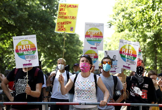Demonstrators in Berlin 4