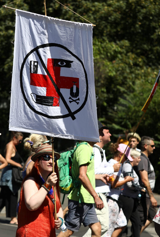 Demonstrators in Berlin 3