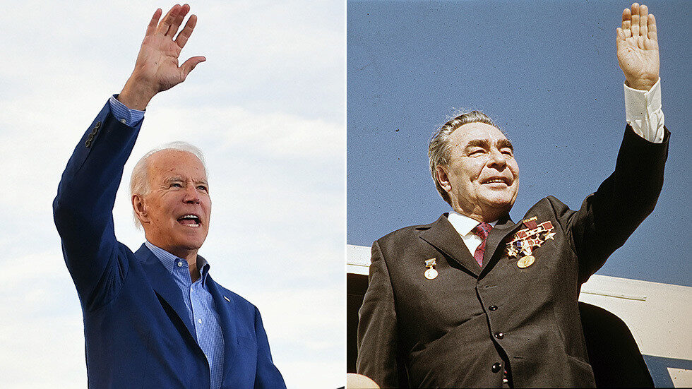 Click to enlarge biden brezhnev