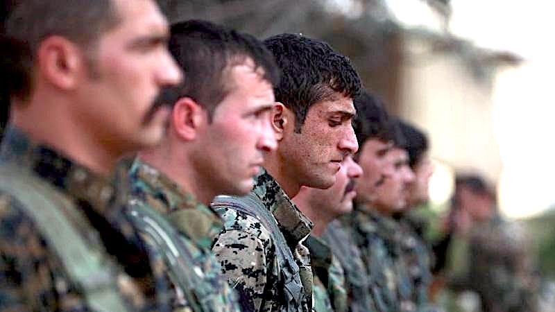 Kurdish fighters