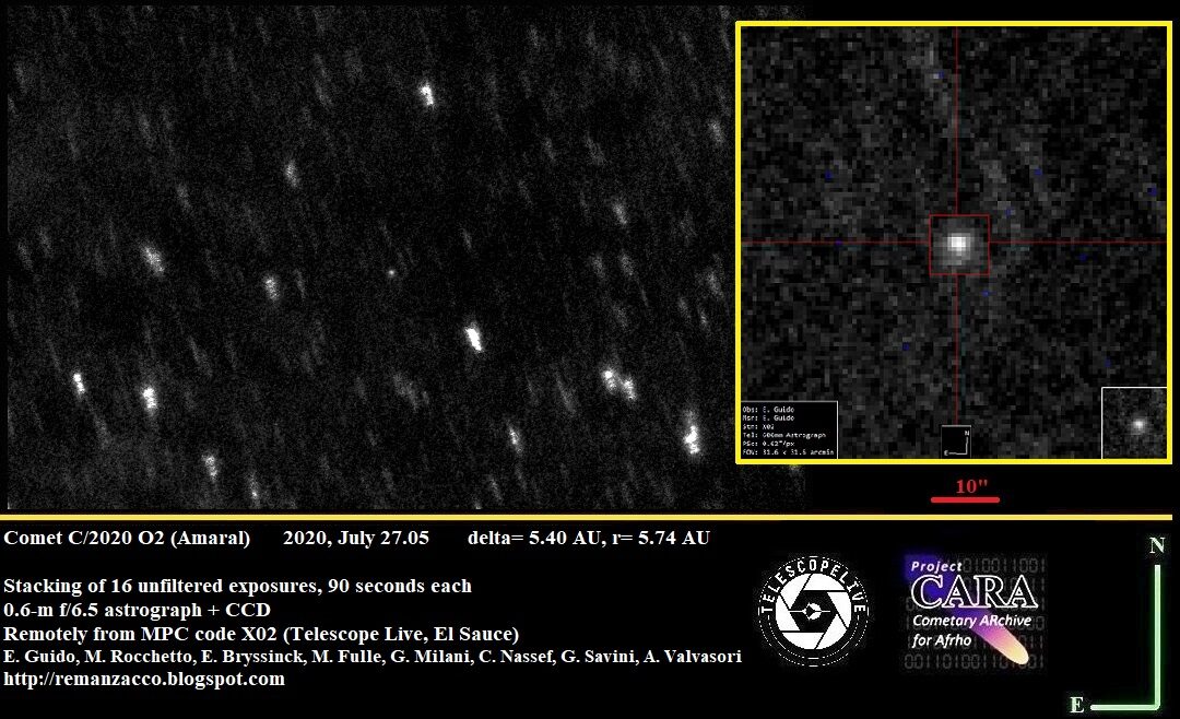 Comet C/2020 O2 Amaral