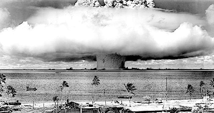 nuclear bomb detonated