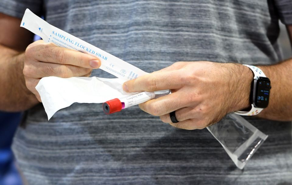 Click to enlarge coronavirus test kit