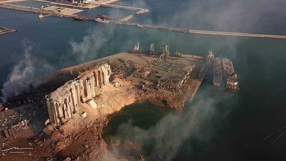crater explosion beirut