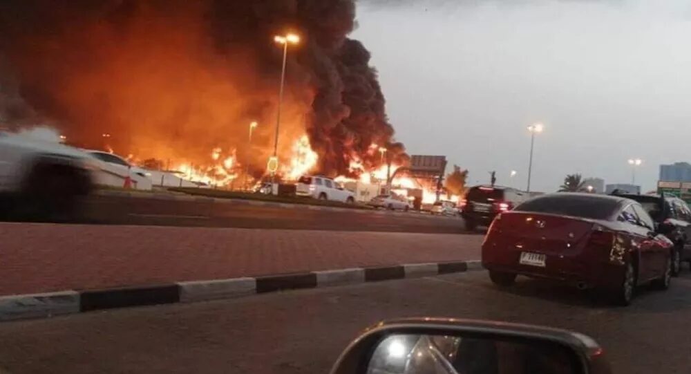 uae market fire