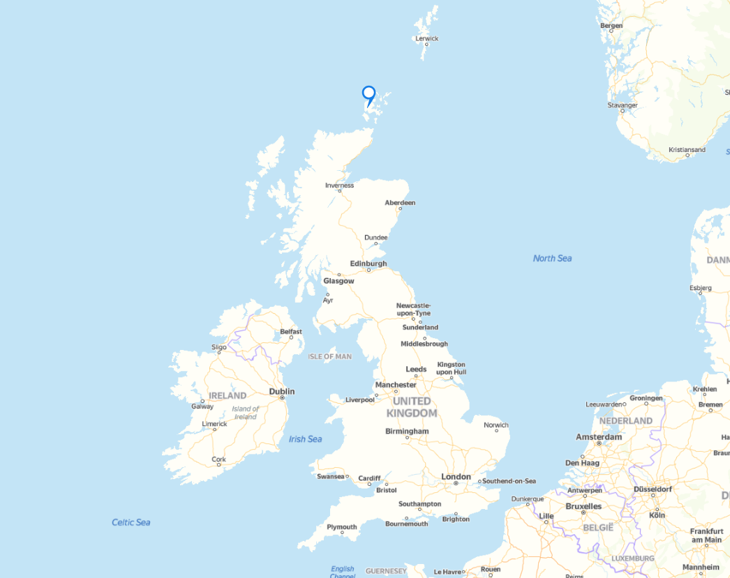 map orkney
