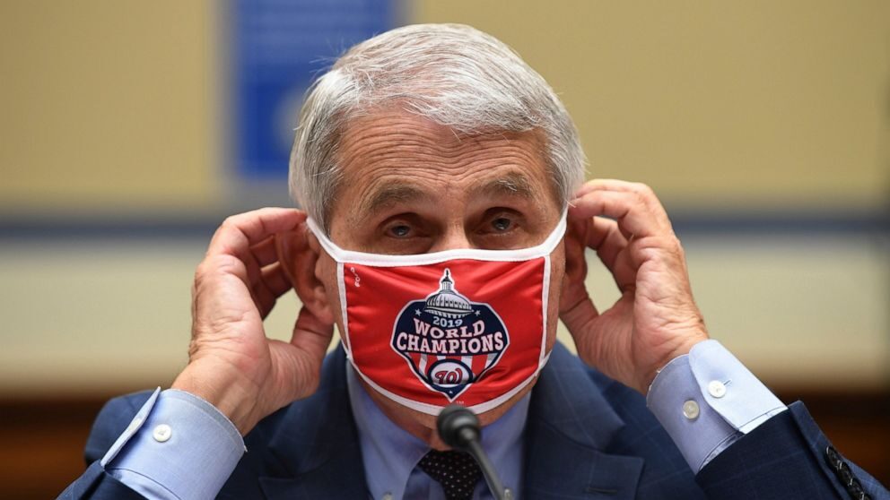 Click to enlarge Fauci in mask