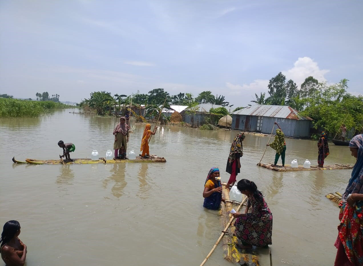 Click to enlarge 17.5 million affected by floods and threatened by disease in South Asia