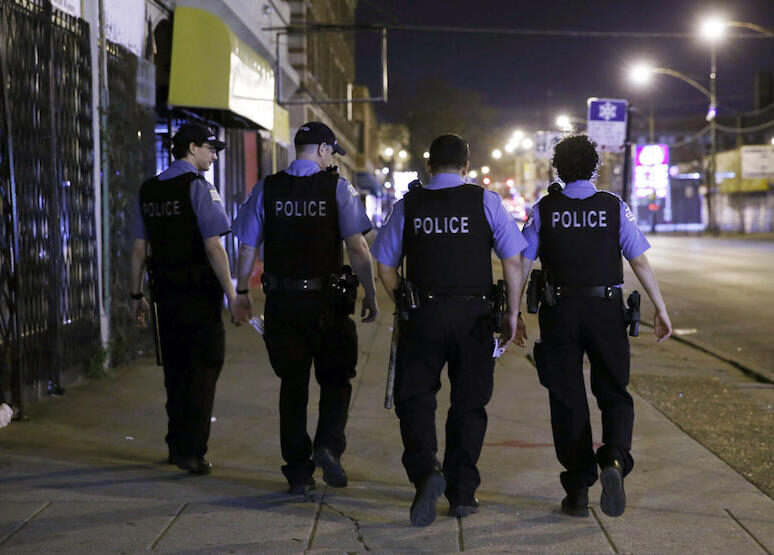Click to enlarge police foot patrol