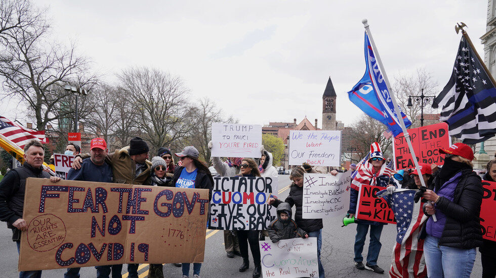 covid protests