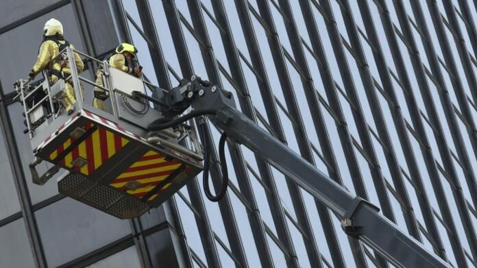 Click to enlarge fire WTC