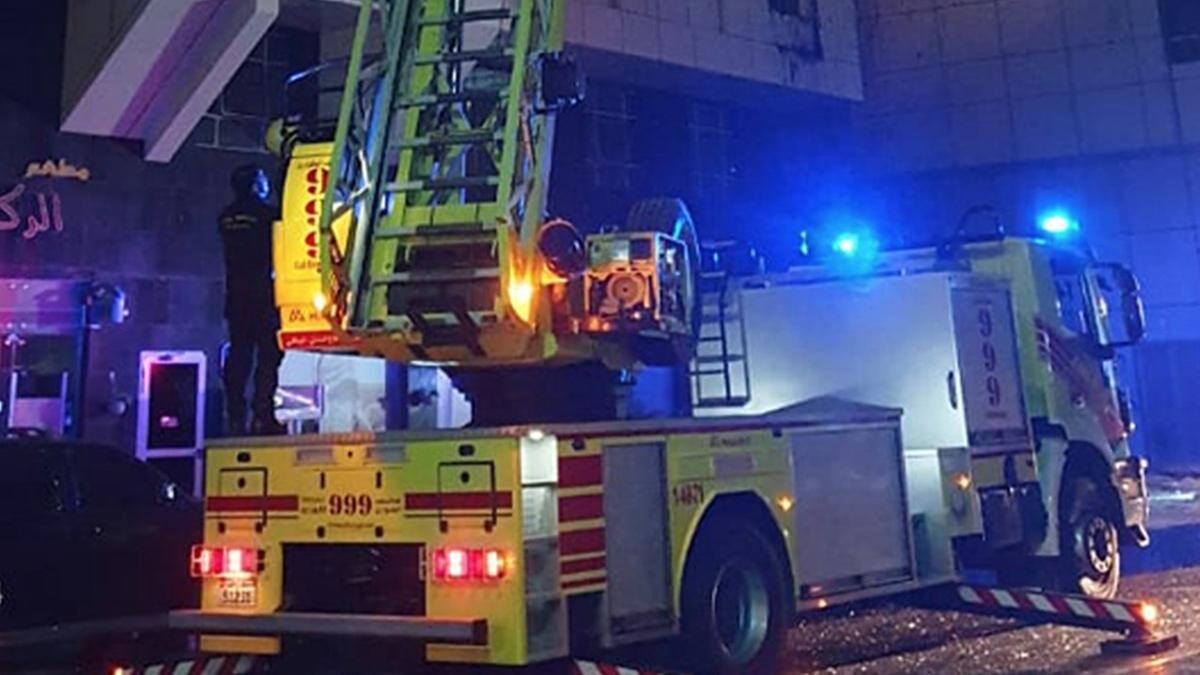 Click to enlarge Abu Dhabi fire