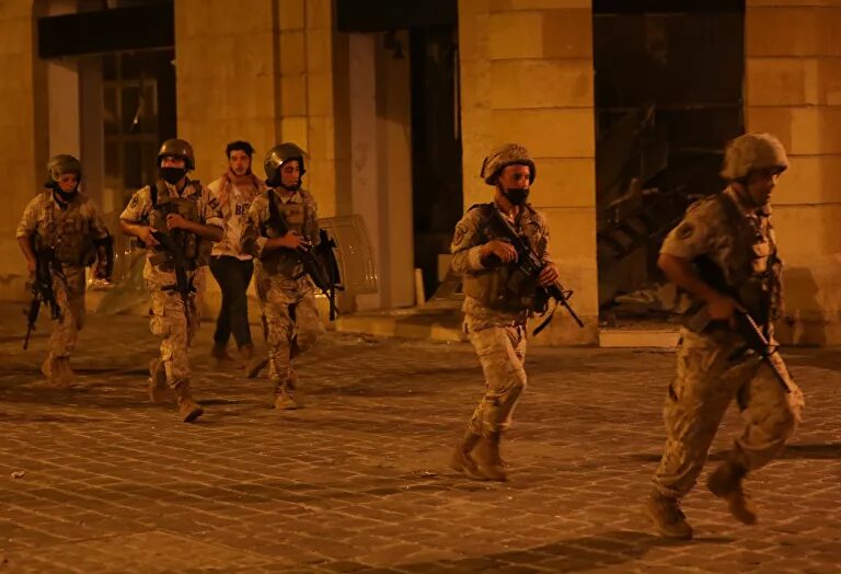 soldiers Beirut