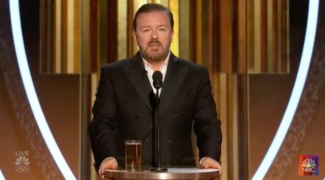Click to enlarge ricky gervais golden globes