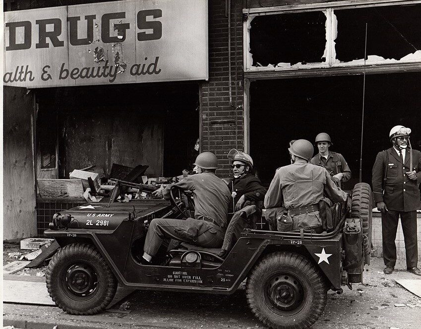 Click to enlarge National Guard Avondale Riot 1968 Cincinnati.