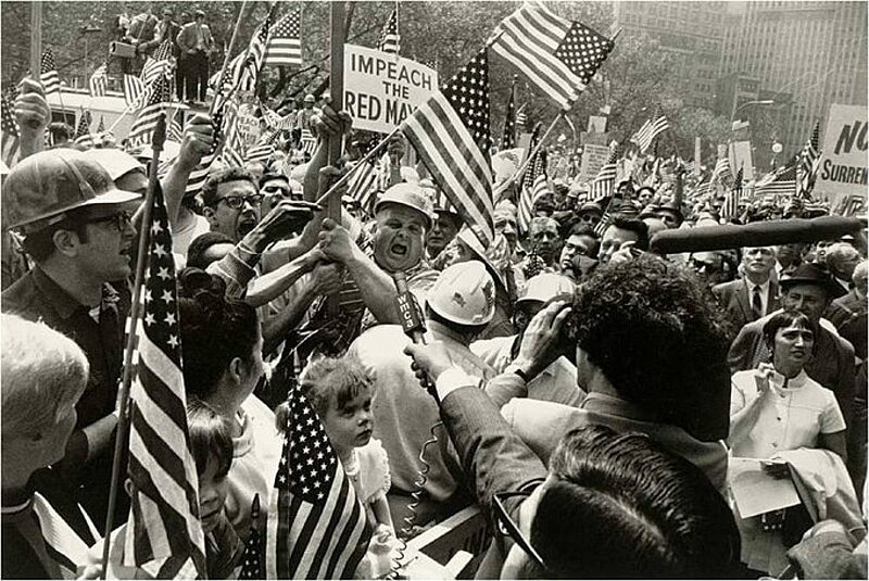 Click to enlarge hard hat riots new york city 1970