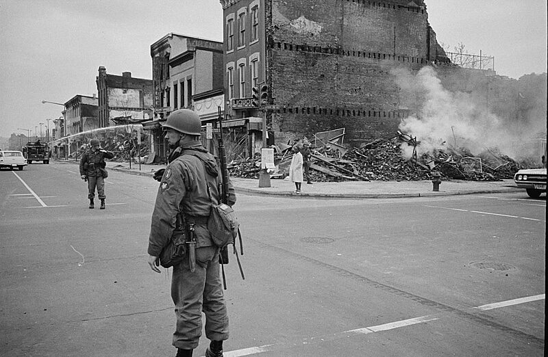 Click to enlarge riots MKL assassination Washington DC