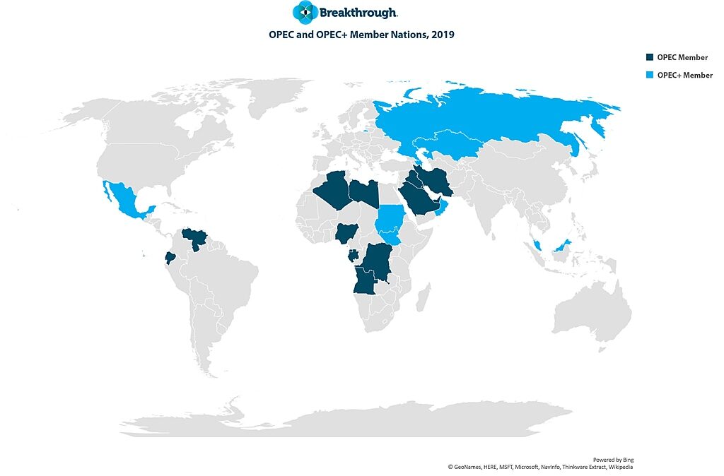 opec opec+ member countries 2019