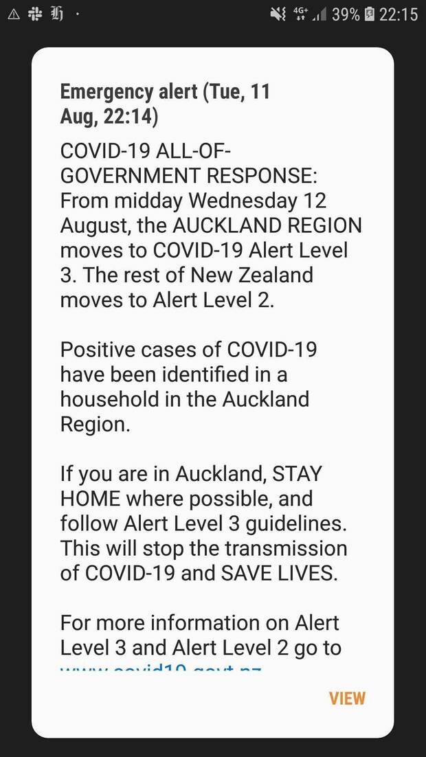 Click to enlarge Auckland shutdown