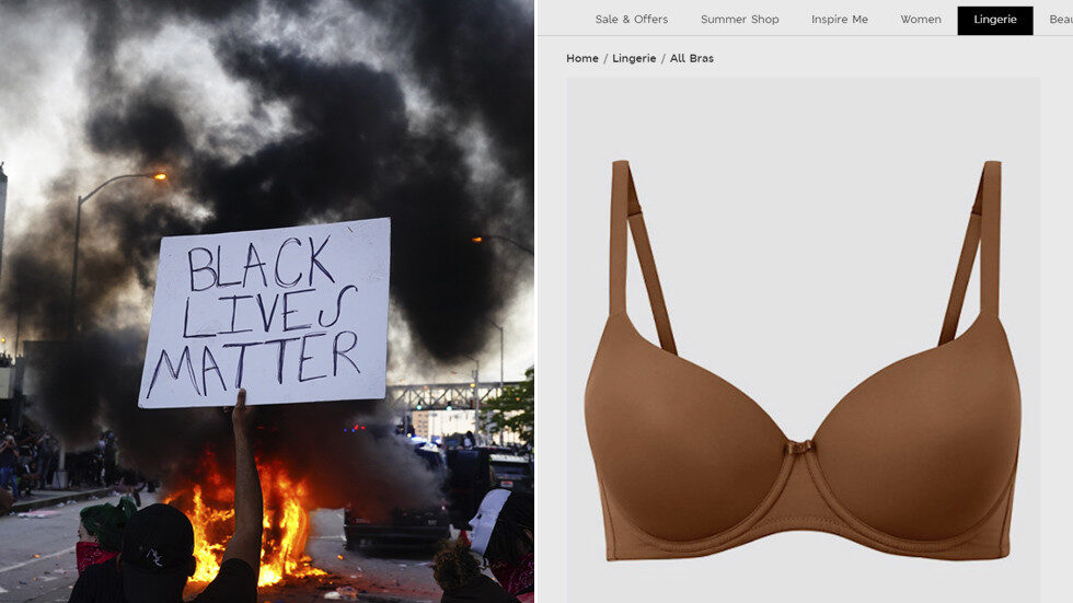 Click to enlarge BLM bra shades racist