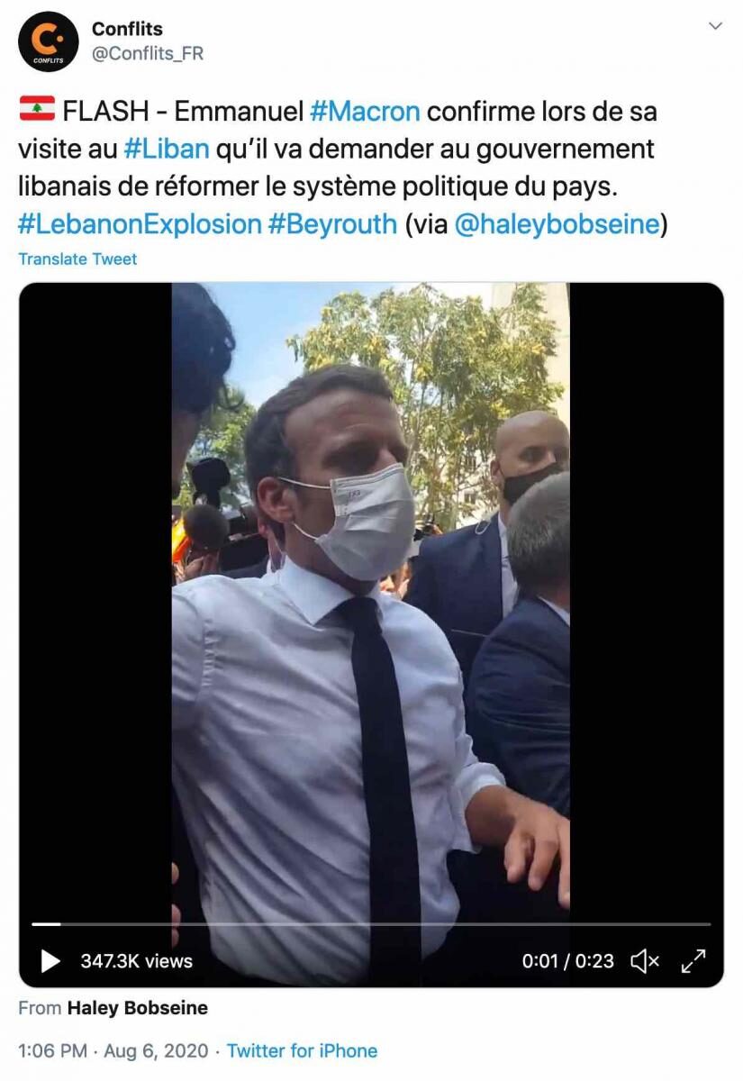 Macron lebanon