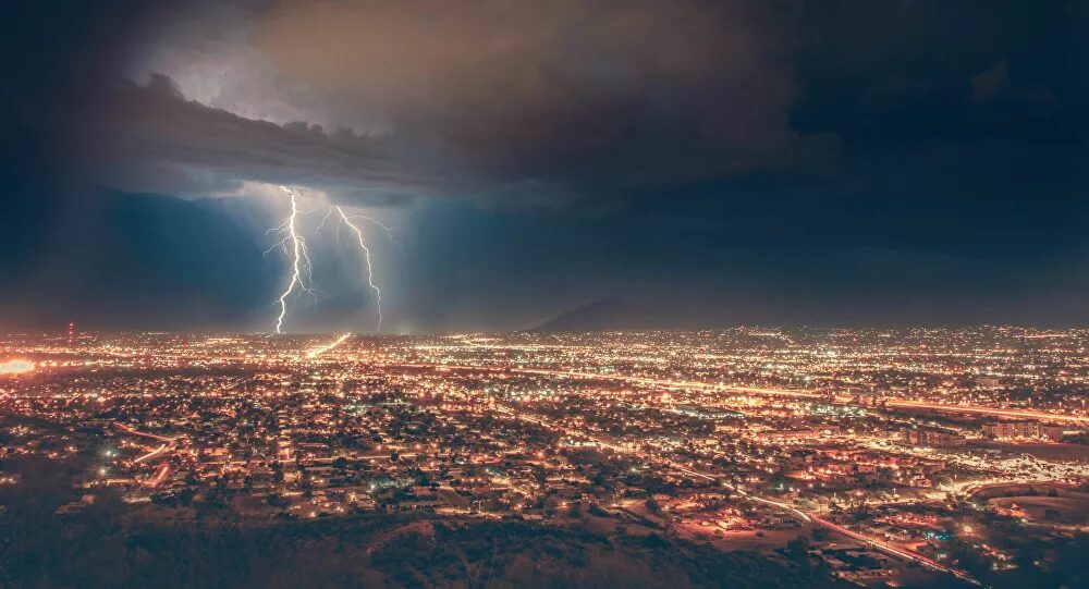 UK lightning storms