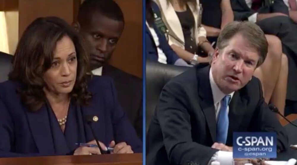kamala harris brent kavanaugh