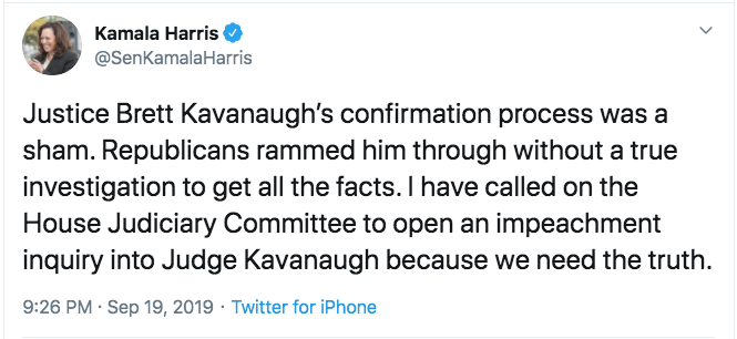 Click to enlarge harris impeach kavanaugh