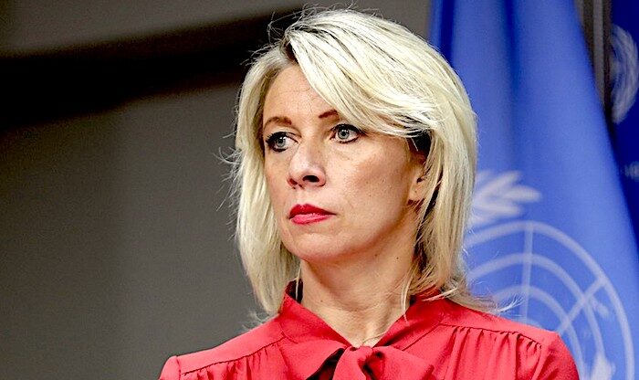 Click to enlarge Maria Zakharova