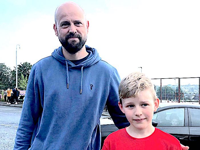 Click to enlarge Caleb and Terry Cowan