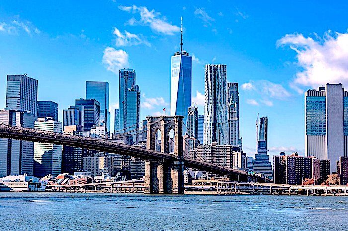 Click to enlarge NYC skyline