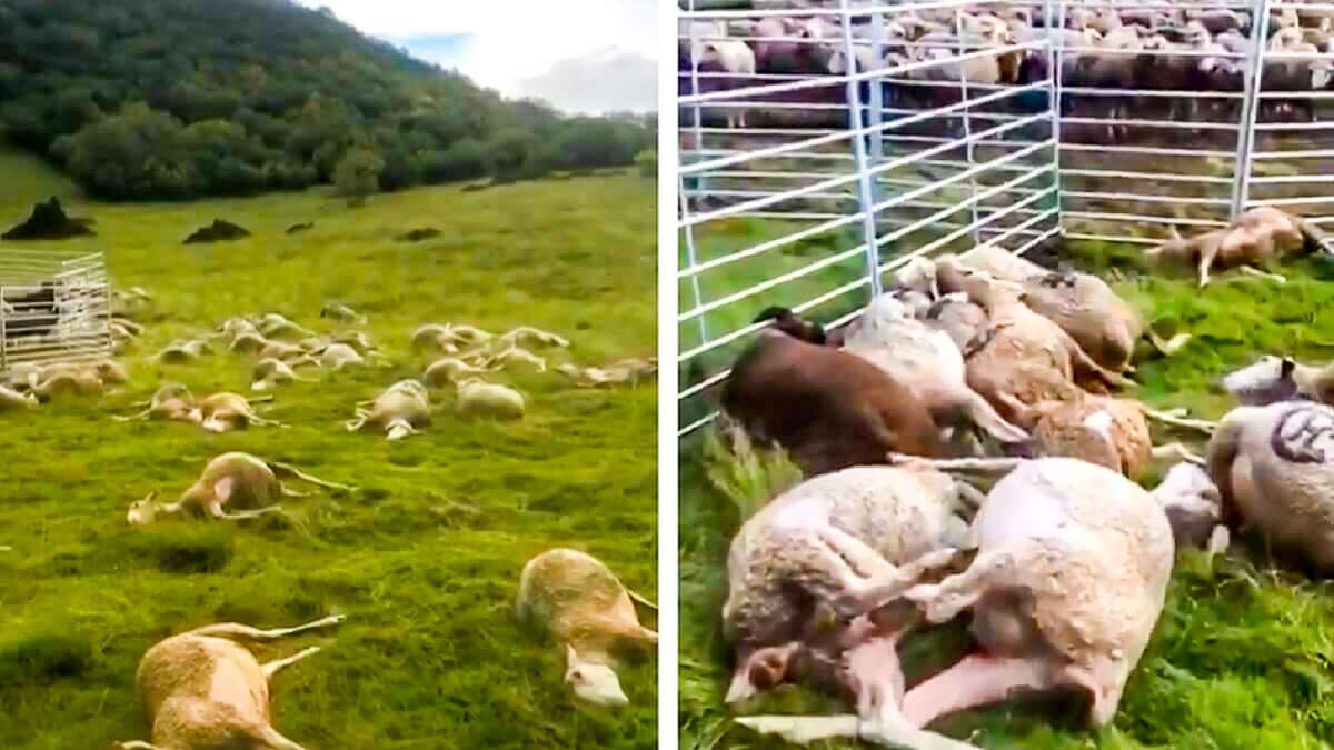dead sheep