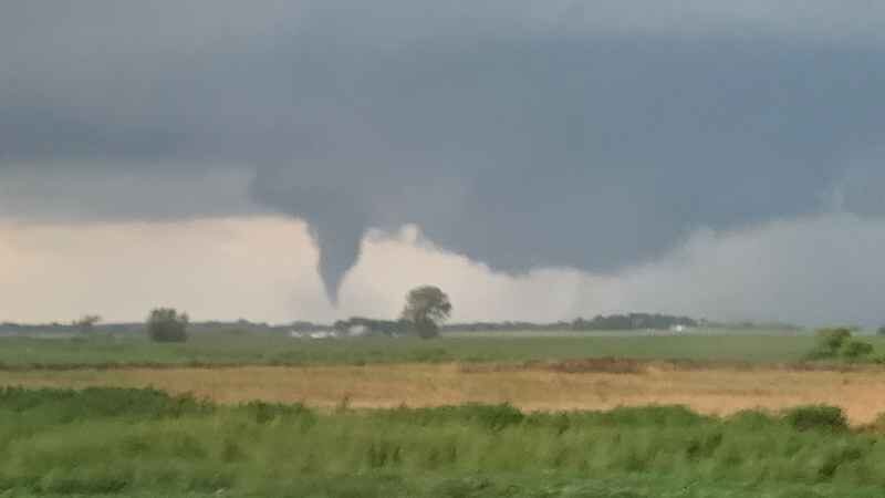 Funnel cloud near Gaylord