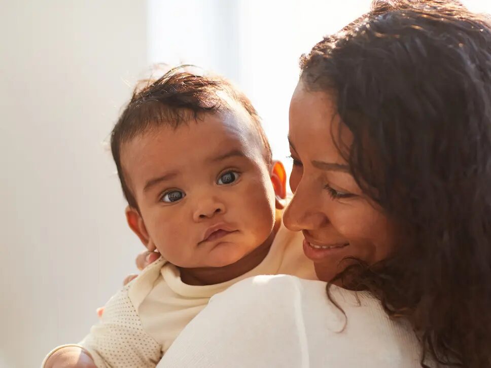 Click to enlarge baby and mom