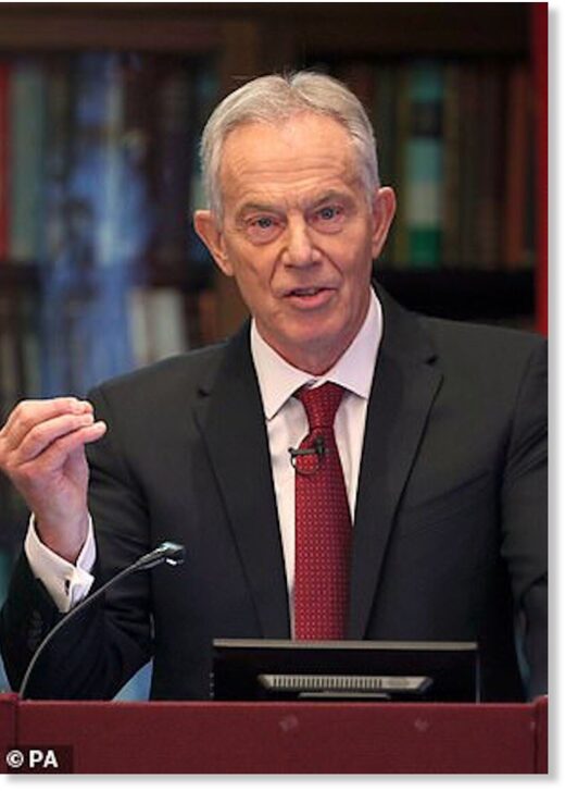 Click to enlarge Tony Blair
