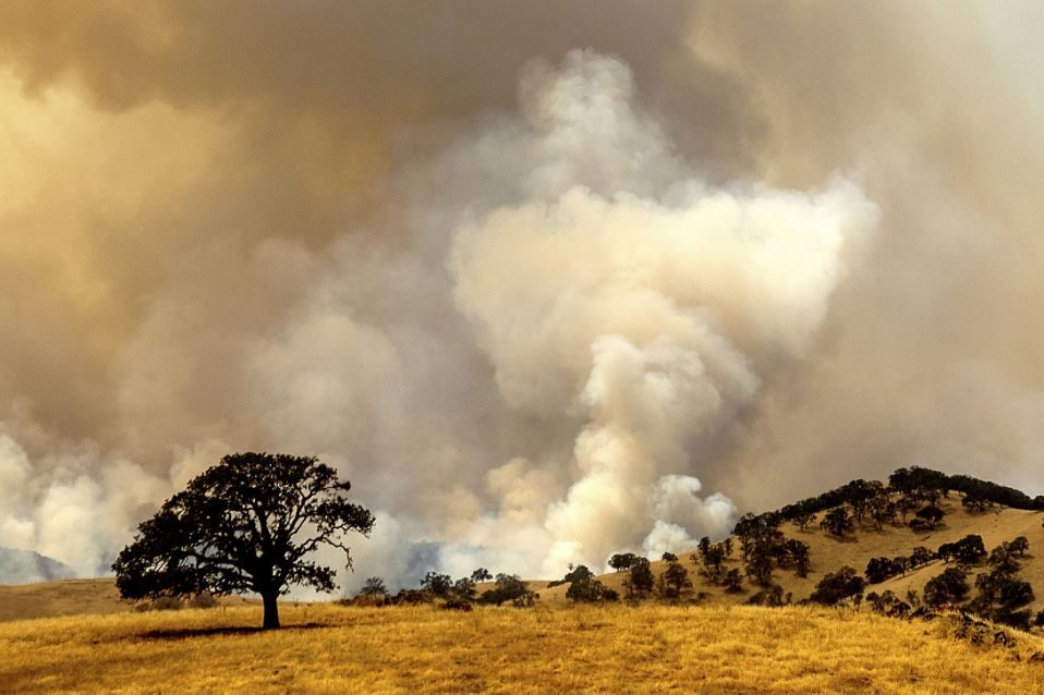 Click to enlarge wilfires california lightning