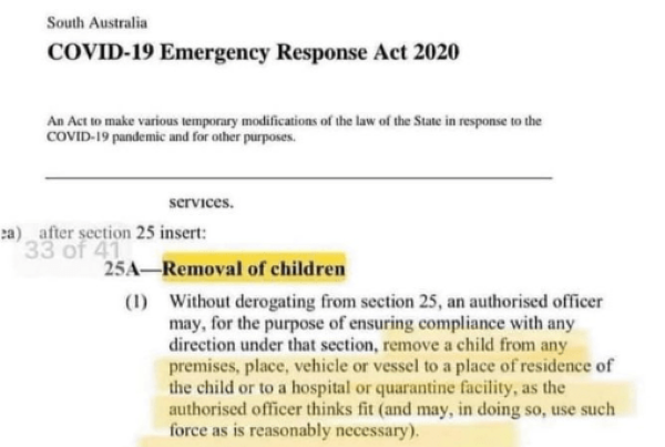 Click to enlarge australia covid children