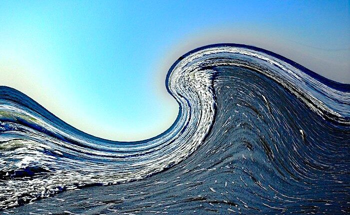 a wave