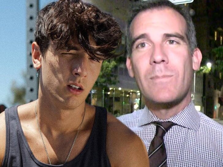 bryce hall garcetti los angeles power cut  covid