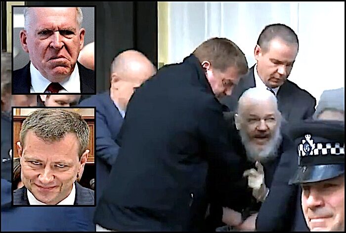 Assange arrest/Brennan/Strzok
