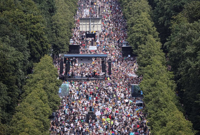 Click to enlarge Berlin protest