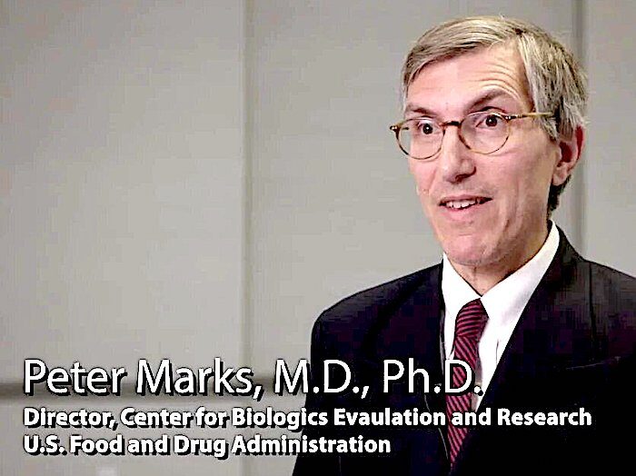 Click to enlarge Dr. Peter Marks
