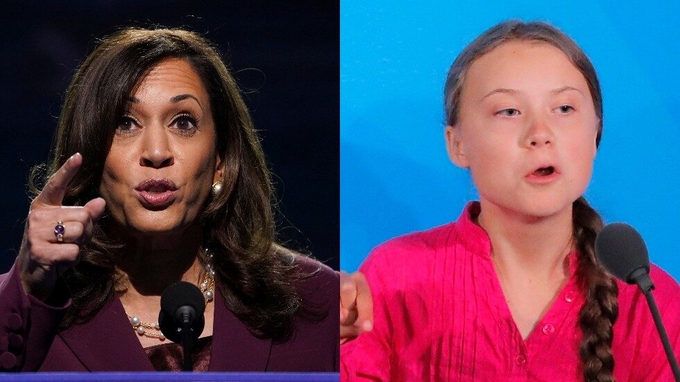 Kamala Harris Thunberg